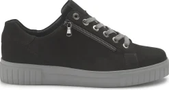 Sneaker|Schnürschuhe|semler Sneaker in Übergrößen Schwarz