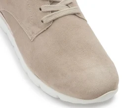 Sneaker|Schnürschuhe|semler Sneaker in Übergrößen Beige