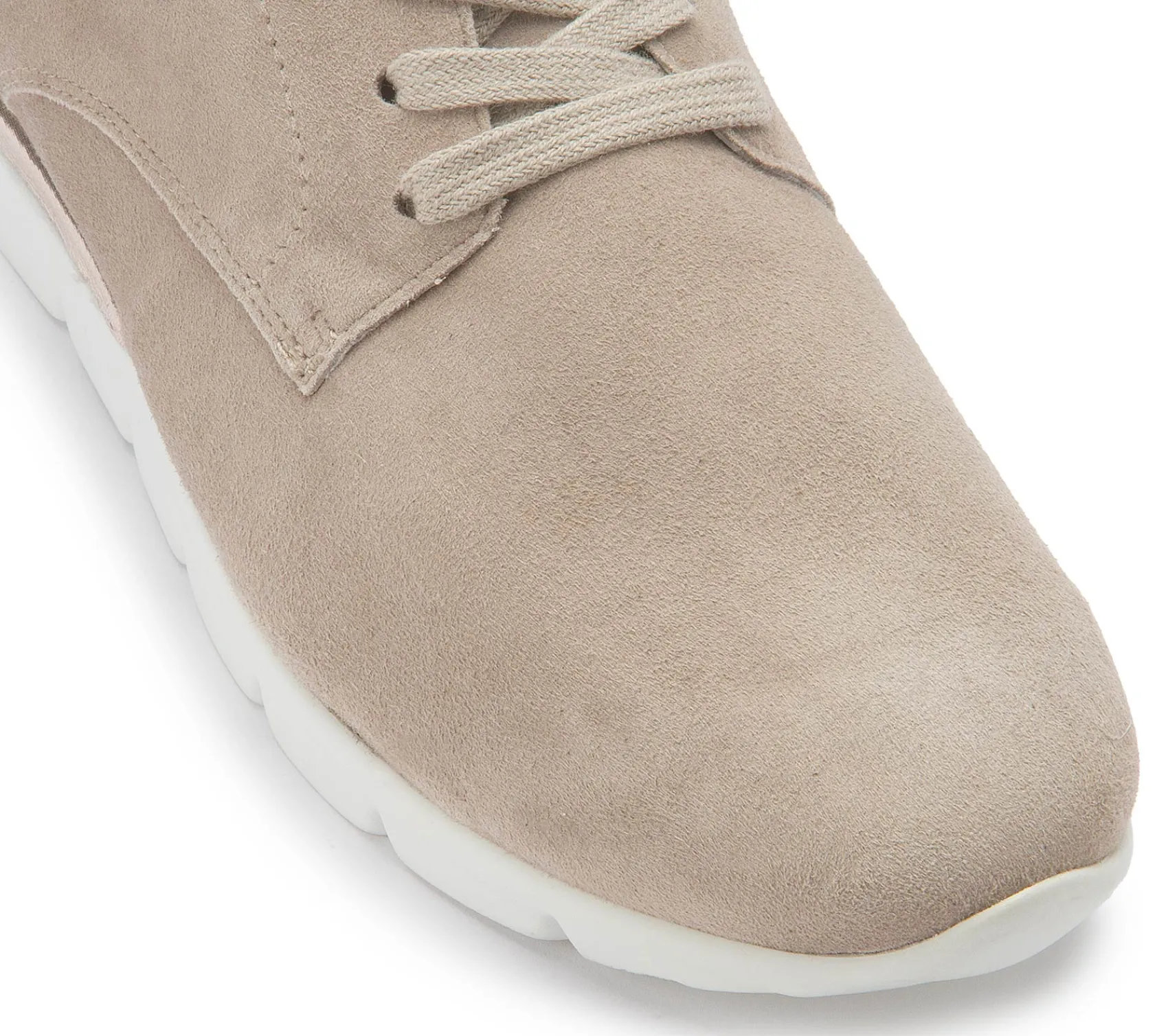 Sneaker|Schnürschuhe|semler Sneaker in Übergrößen Beige