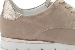 Sneaker|Schnürschuhe|semler Sneaker in Übergrößen Beige