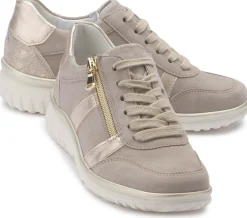 Sneaker|Schnürschuhe|semler Sneaker in Untergrößen Beige