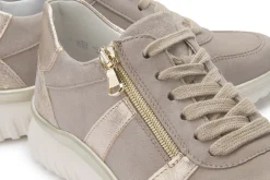 Sneaker|Schnürschuhe|semler Sneaker in Untergrößen Beige