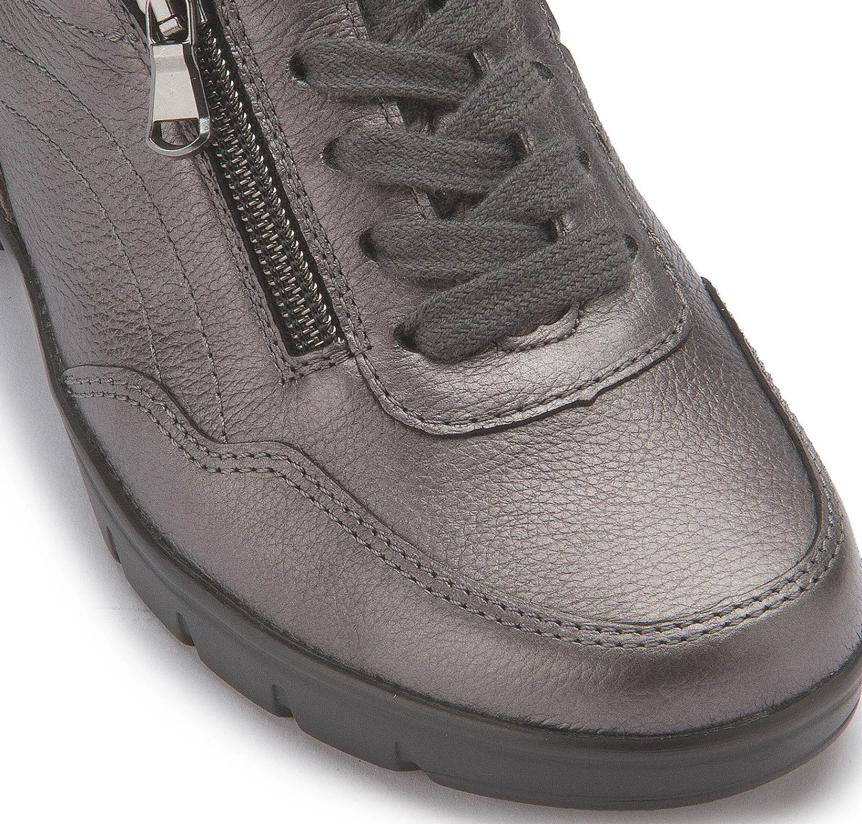 Sneaker|Schnürschuhe|semler Sneaker in Untergrößen Silber