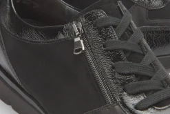 Sneaker|Schnürschuhe|semler Sneaker in Untergrößen Schwarz