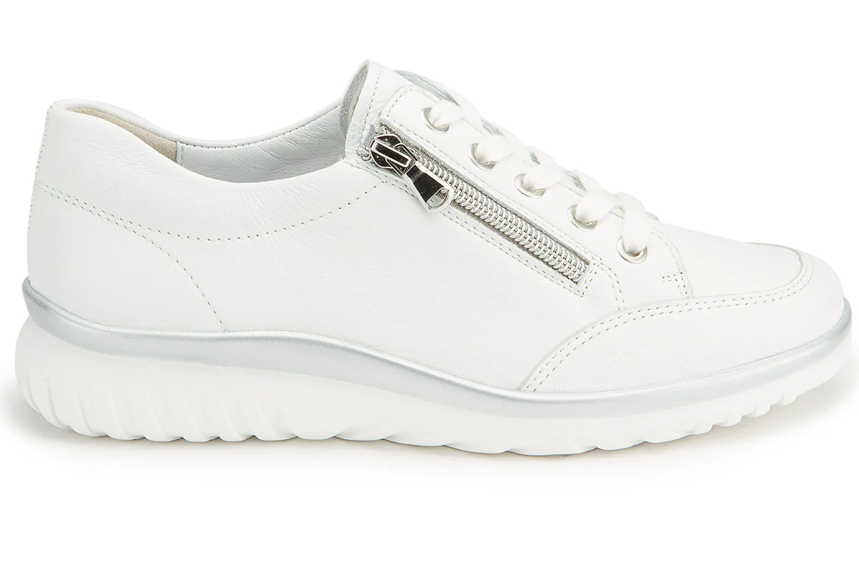 Sneaker|Schnürschuhe|semler Sneaker in Untergrößen Weiß