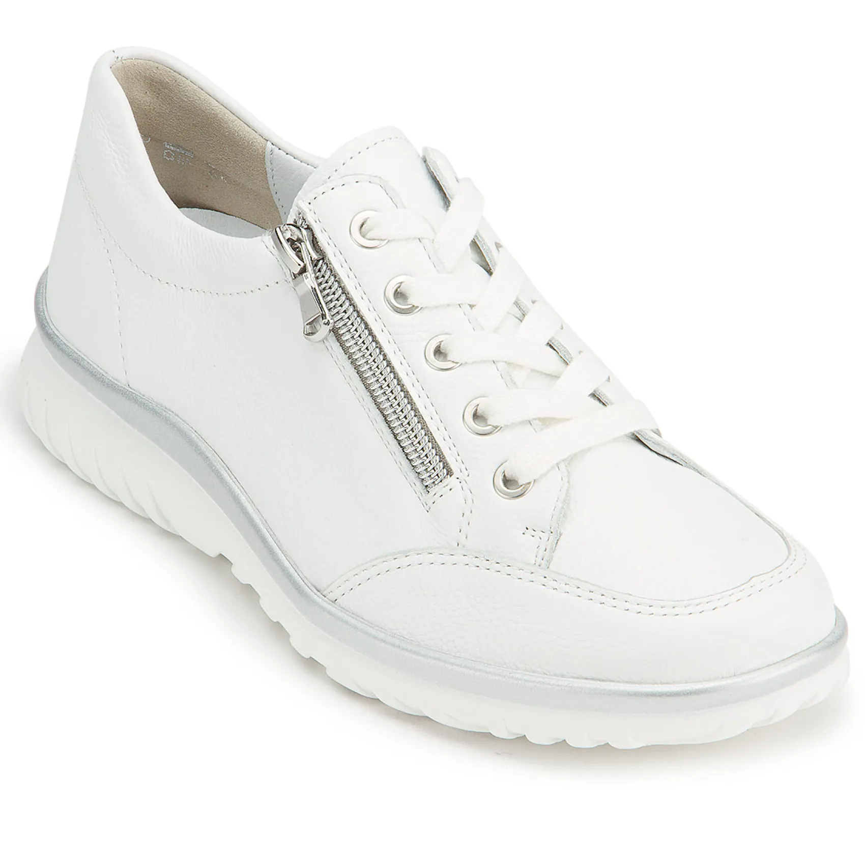 Sneaker|Schnürschuhe|semler Sneaker in Untergrößen Weiß