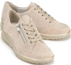 Sneaker|Schnürschuhe|semler Sneaker in Untergrößen Beige