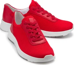Sneaker|Schnürschuhe|semler Sneaker in Untergrößen Rot