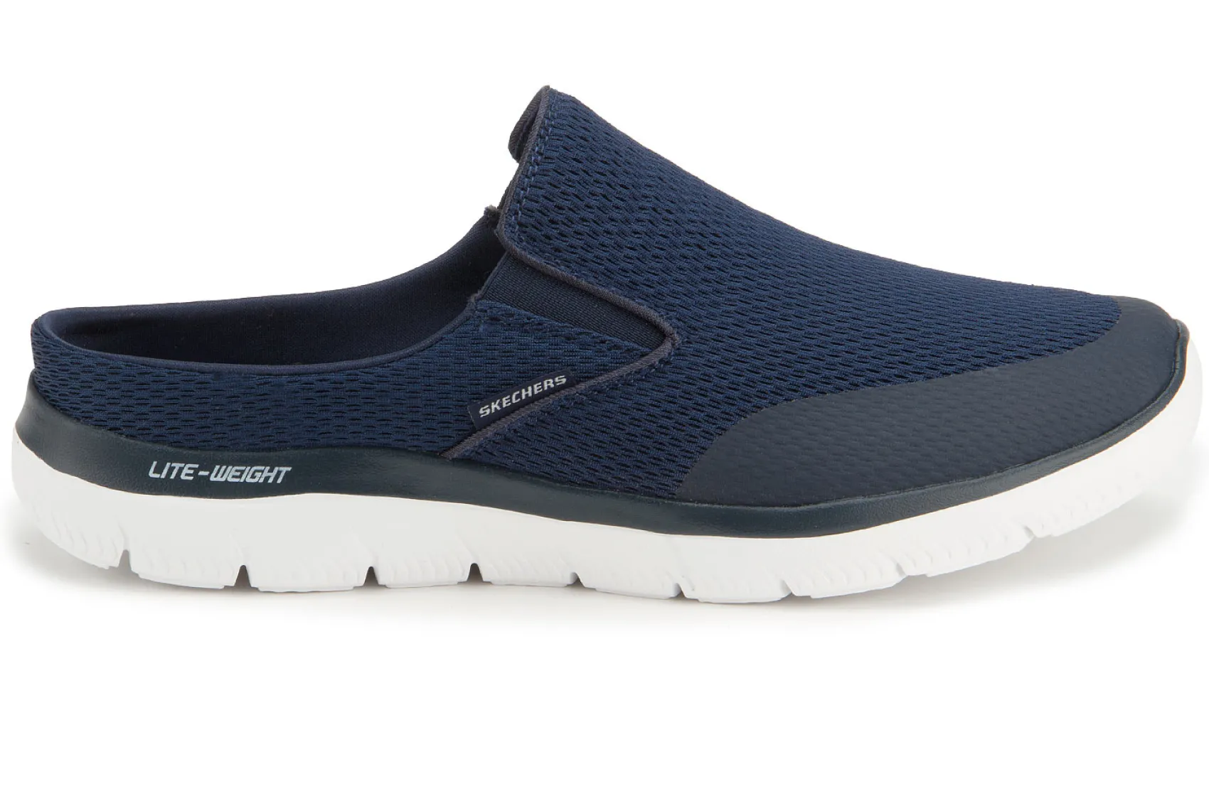Slipper|Hausschuhe|Skechers Clog in Übergrößen Blau