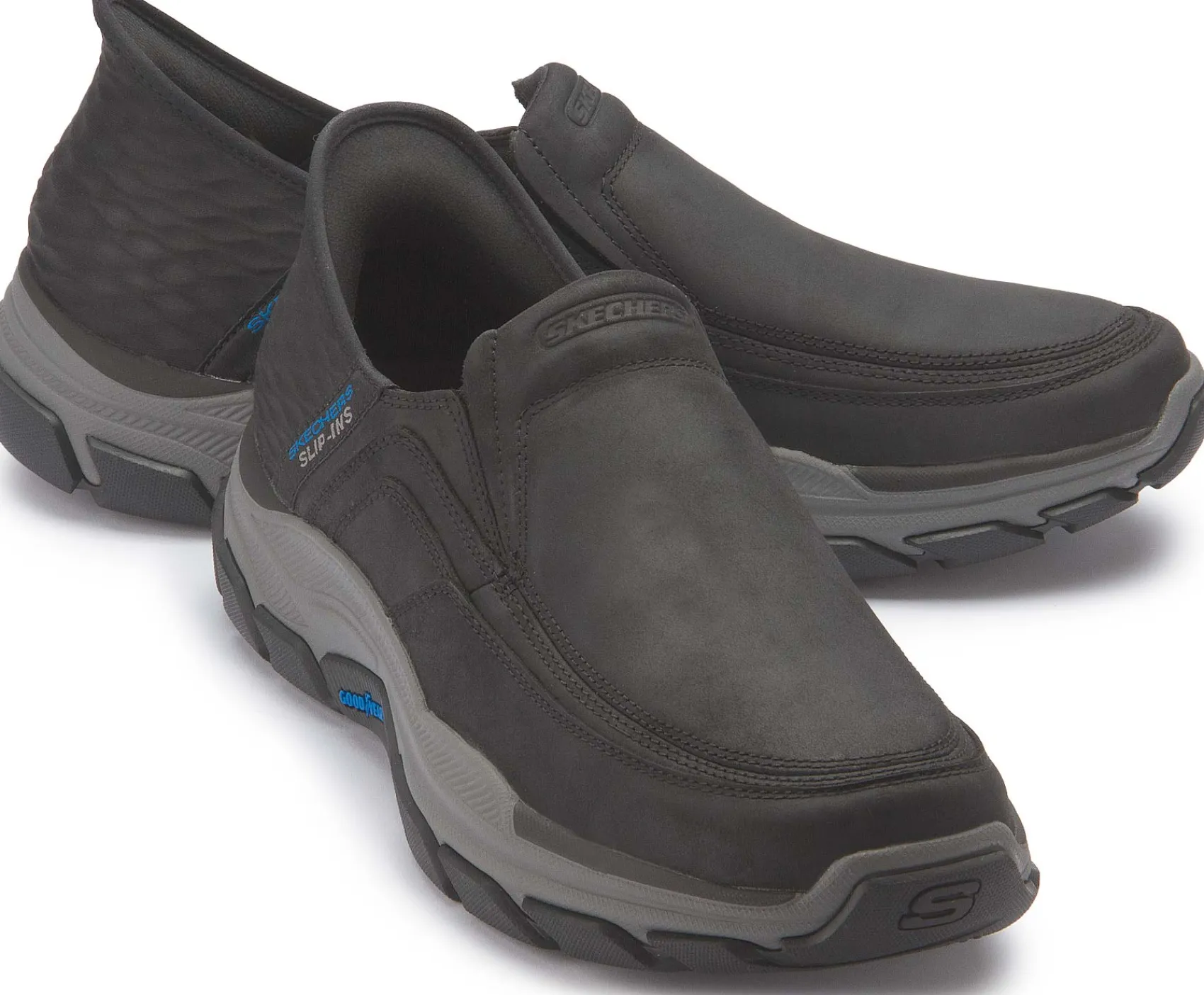 Slipper|Skechers Slip-in in Übergrößen Schwarz