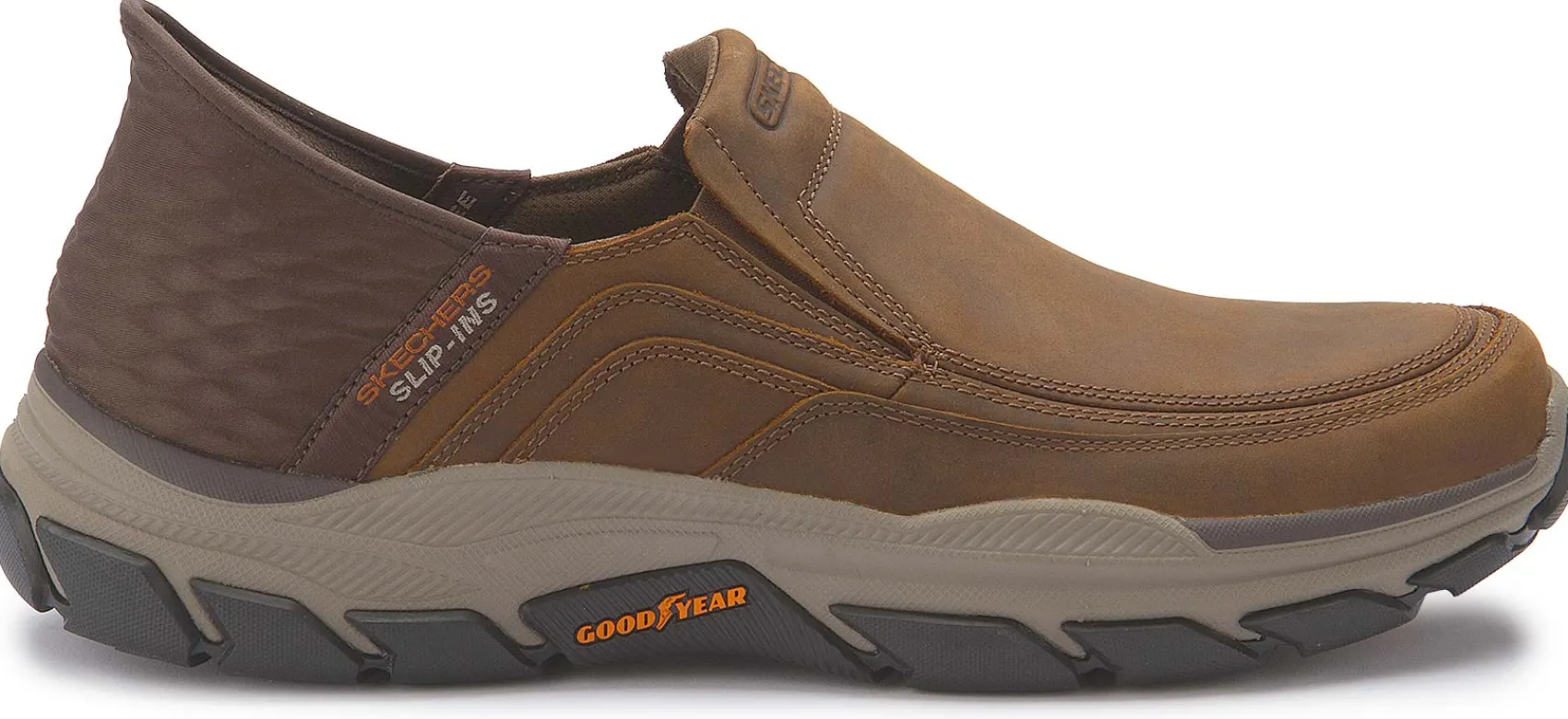 Slipper|Skechers Slip-in in Übergrößen Braun