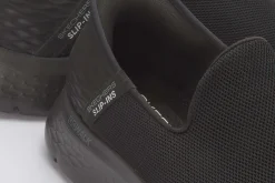 Slipper|Skechers Slip Ins in Übergrößen Schwarz