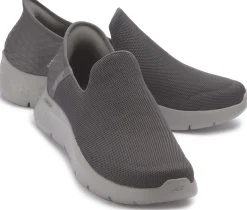Sneaker|Slipper|Skechers Slip Ins in Übergrößen Grau