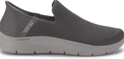 Sneaker|Slipper|Skechers Slip Ins in Übergrößen Grau