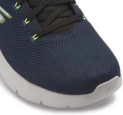 Schnürschuhe|Skechers Sneaker in Übergrößen Blau