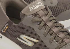 Sneaker|Schnürschuhe|Skechers Sneaker in Übergrößen Braun