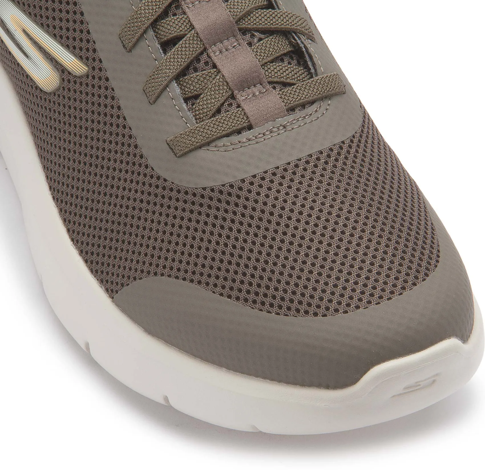 Sneaker|Schnürschuhe|Skechers Sneaker in Übergrößen Braun