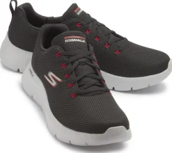 Sneaker|Schnürschuhe|Skechers Sneaker in Übergrößen Schwarz