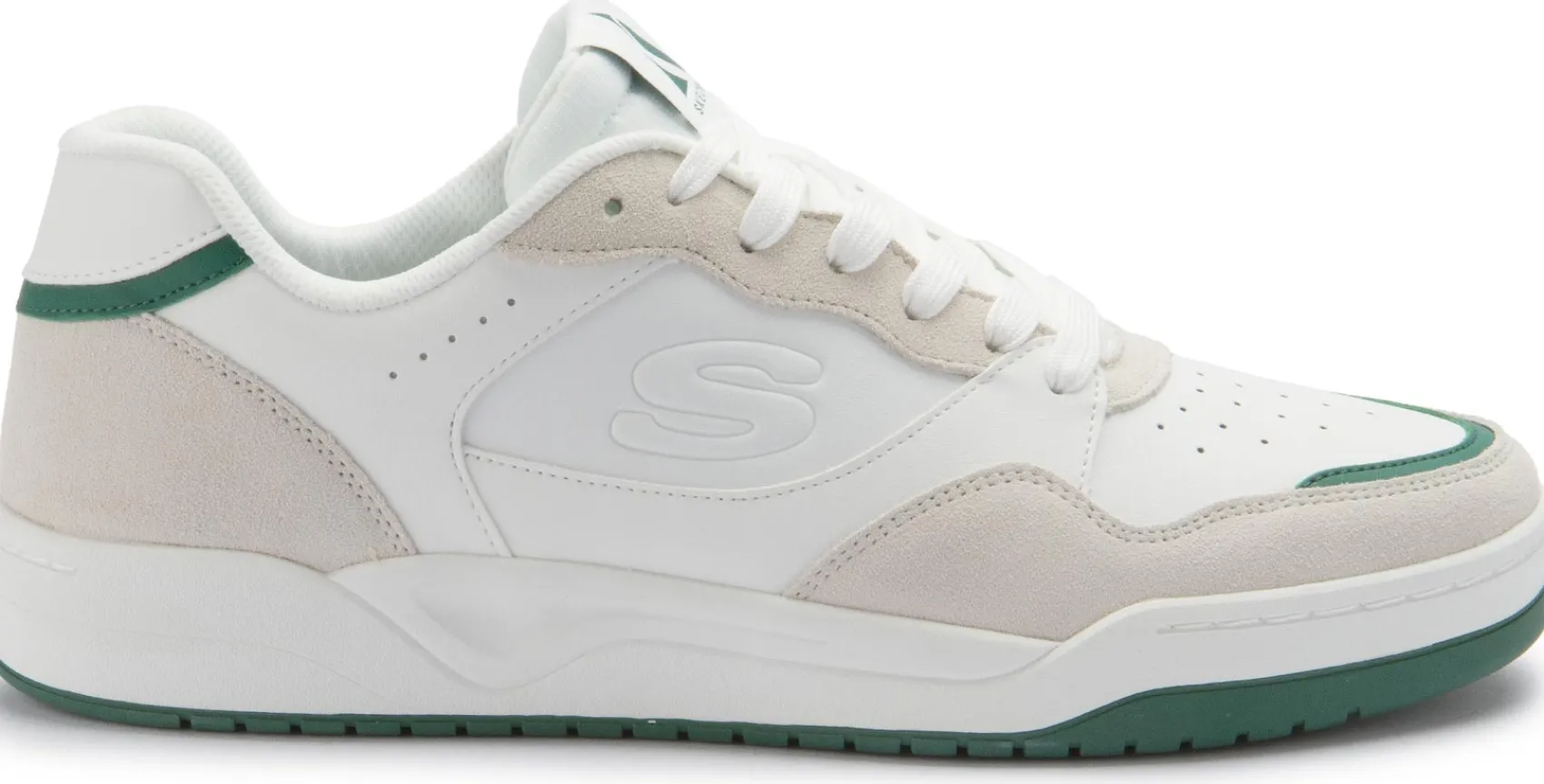 Sneaker|Schnürschuhe|Skechers Sneaker in Übergrößen Weiß