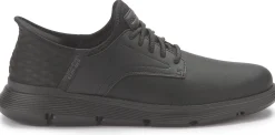 Schnürschuhe|Sketchers Schnürschuh in Übergrößen Schwarz