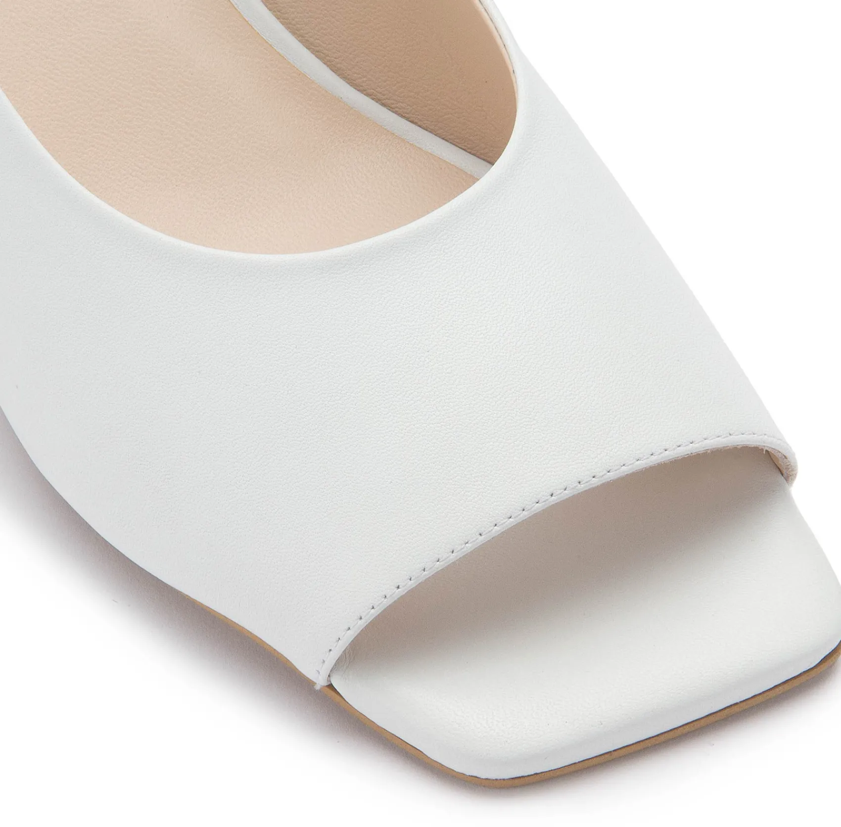 Sandalen|Brautschuhe|Horsch Schuhe Sling in Übergrößen Weiß