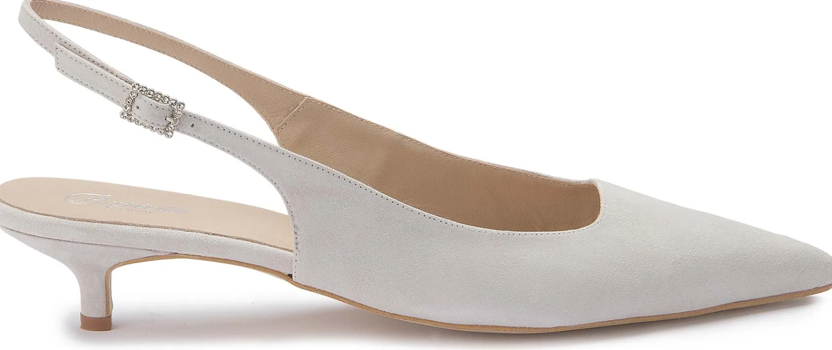Sling|Sandalen|Horsch Schuhe Sling in Übergrößen Weiß