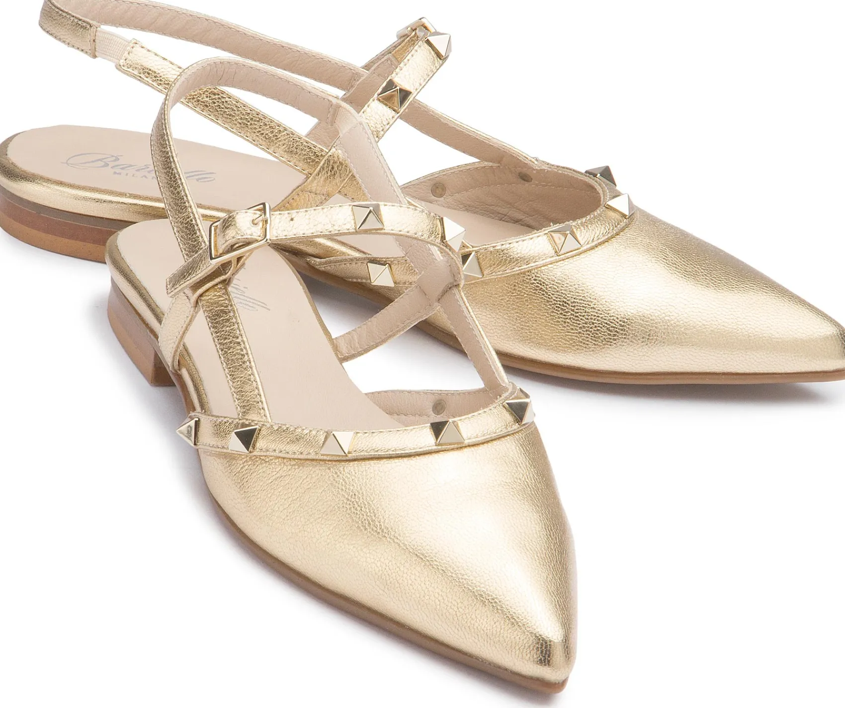 Sling|Sandalen|Horsch Schuhe Sling in Übergrößen Gold