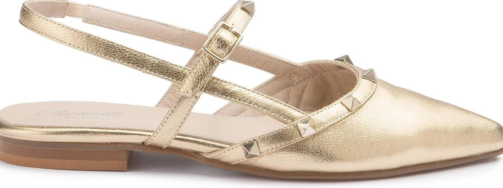 Sling|Sandalen|Horsch Schuhe Sling in Übergrößen Gold