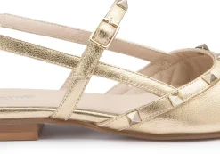 Sling|Sandalen|Horsch Schuhe Sling in Übergrößen Gold