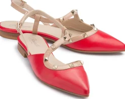 Sling|Sandalen|Horsch Schuhe Sling in Übergrößen Rot
