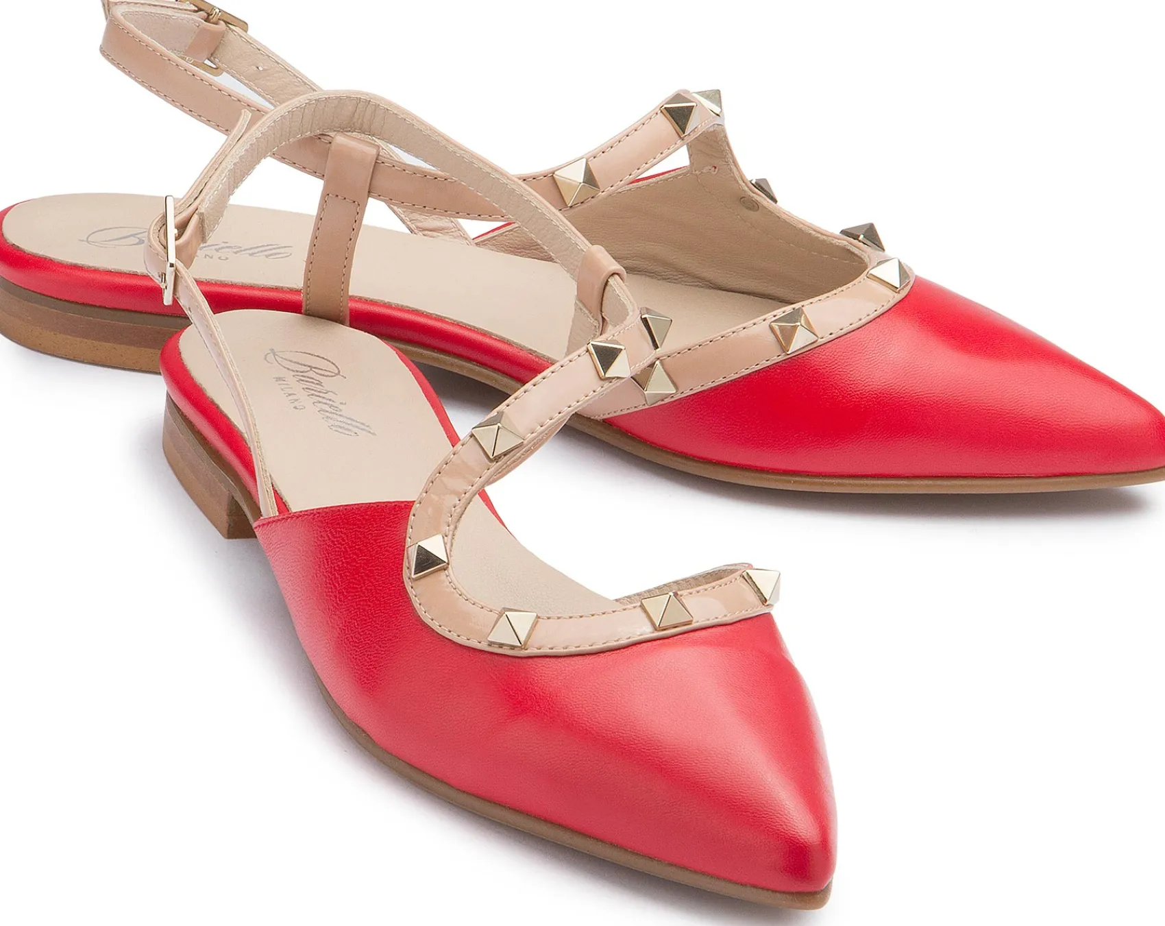 Sling|Sandalen|Horsch Schuhe Sling in Übergrößen Rot