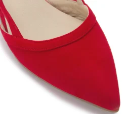 Sling|Sandalen|Horsch Schuhe Sling in Übergrößen Rot