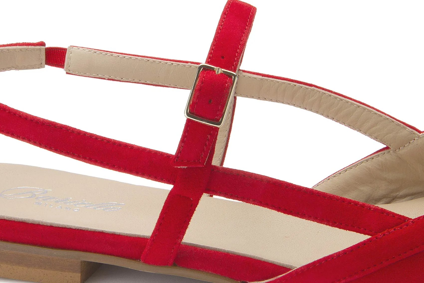 Sling|Sandalen|Horsch Schuhe Sling in Übergrößen Rot