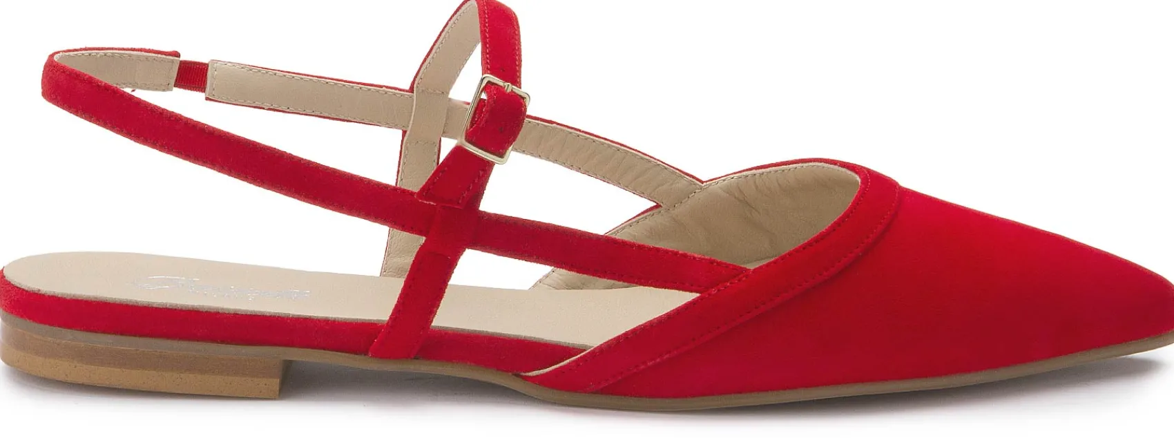 Sling|Sandalen|Horsch Schuhe Sling in Übergrößen Rot