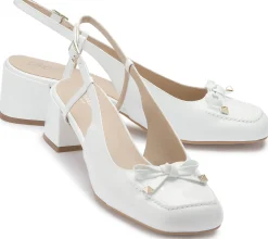Sling|Sandalen|Horsch Schuhe Sling in Übergrößen Weiß