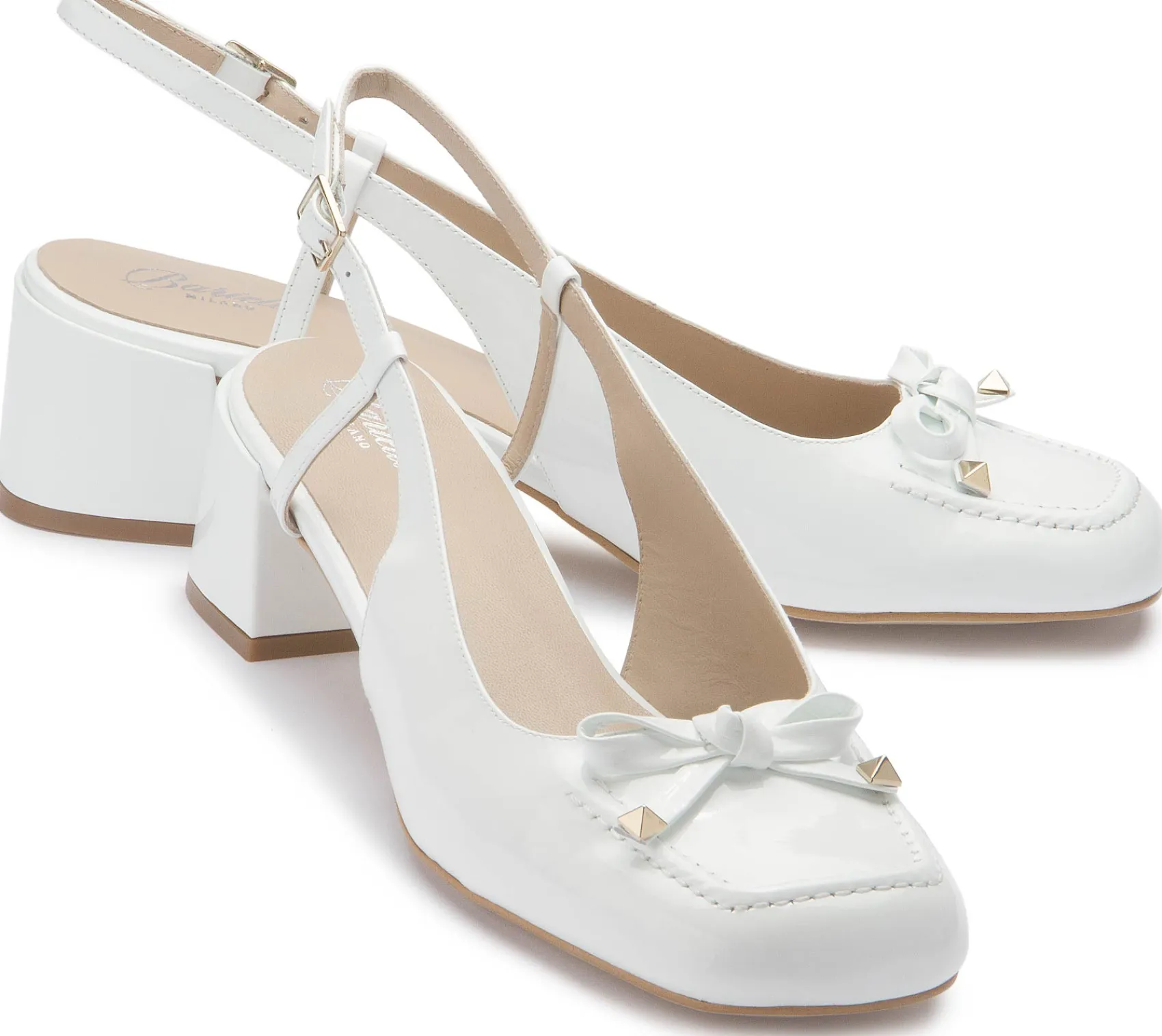 Sling|Sandalen|Horsch Schuhe Sling in Übergrößen Weiß