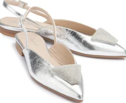 Sling|Sandalen|Horsch Schuhe Sling in Übergrößen Silber