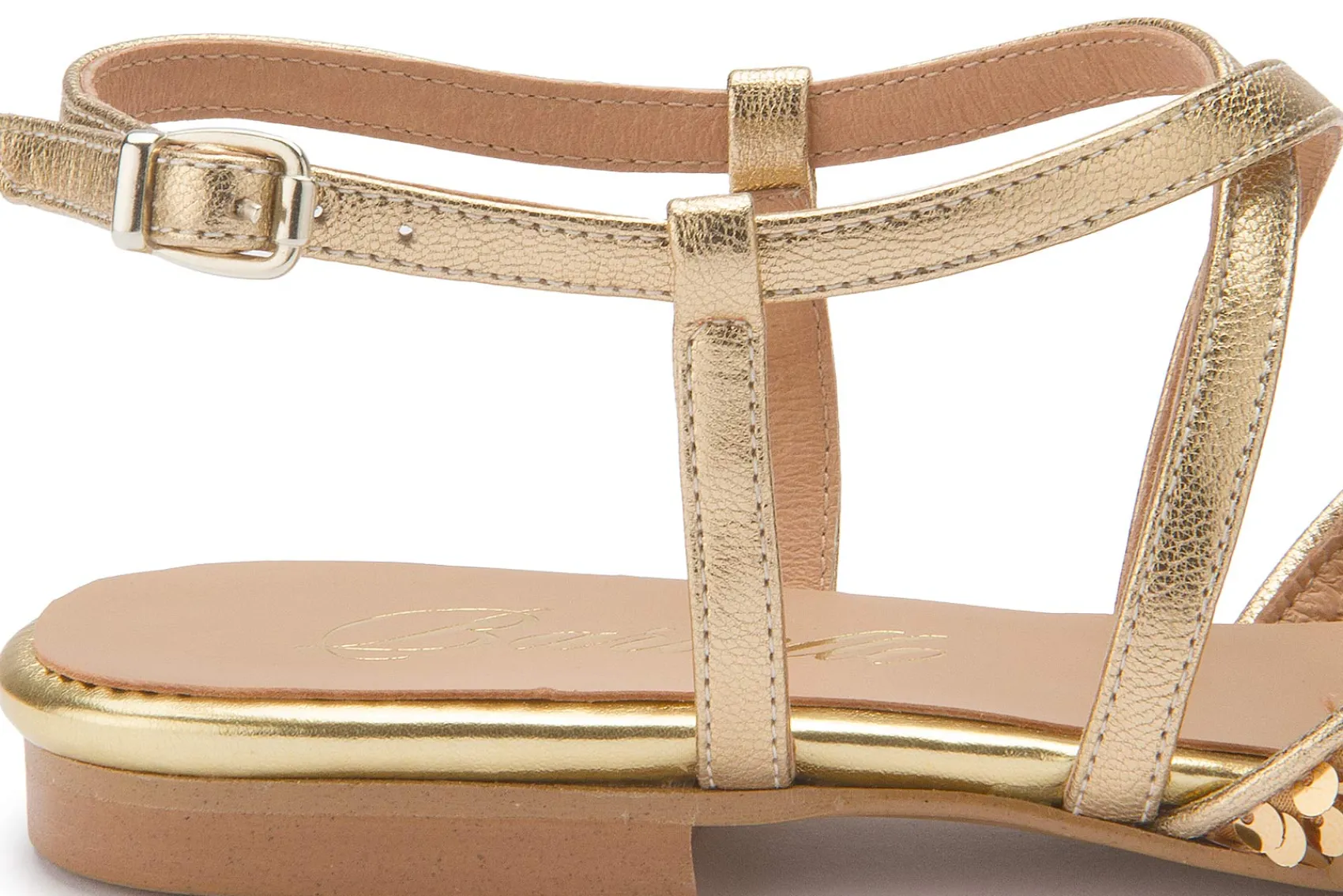 Sling|Sandalen|Horsch Schuhe Sling in Übergrößen Gold