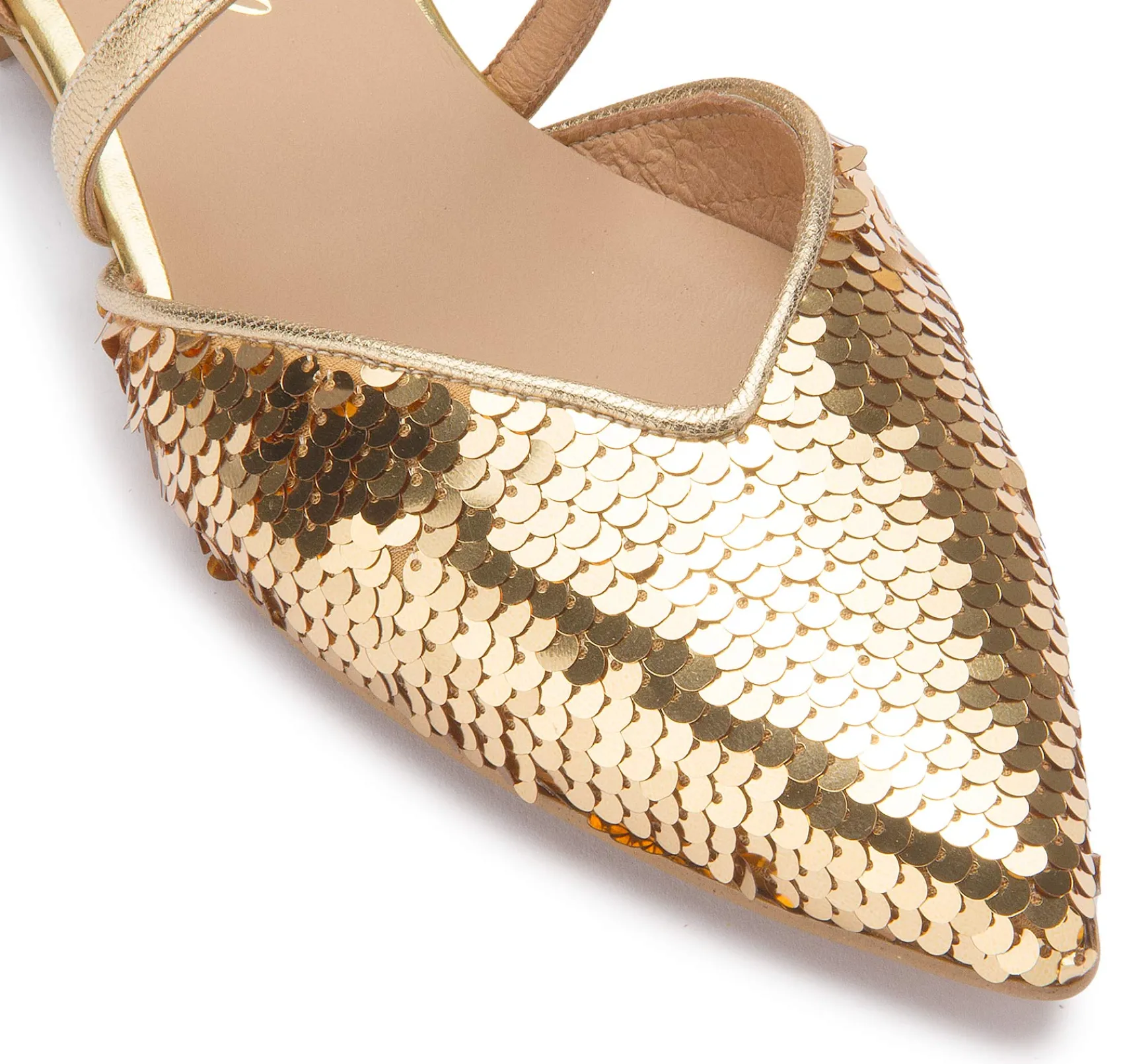 Sling|Sandalen|Horsch Schuhe Sling in Übergrößen Gold