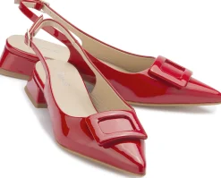 Sling|Sandalen|Horsch Schuhe Sling In Übergrößen Rot