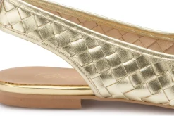 Sling|Sandalen|Horsch Schuhe Sling in Übergrößen Gold