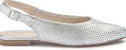 Sling|Horsch Schuhe Sling in Übergrößen Silber
