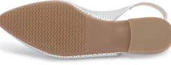 Sling|Horsch Schuhe Sling in Übergrößen Silber