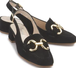 Sling|Sandalen|Horsch Schuhe Sling in Übergrößen Schwarz