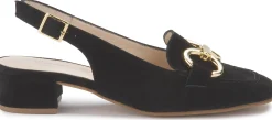 Sling|Sandalen|Horsch Schuhe Sling in Übergrößen Schwarz