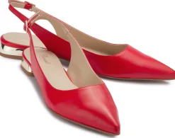 Sling|Sandalen|Horsch Schuhe Sling in Übergrößen Rot