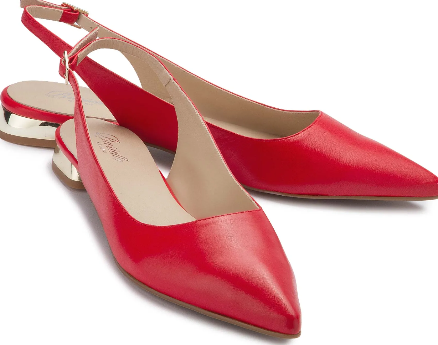 Sling|Sandalen|Horsch Schuhe Sling in Übergrößen Rot