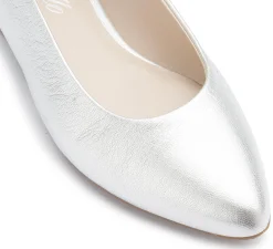 Sling|Horsch Schuhe Sling in Übergrößen Silber