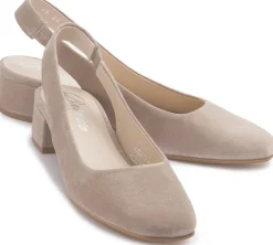 Sling|Horsch Schuhe Sling in Übergrößen Beige