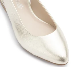 Sling|Sandalen|Horsch Schuhe Sling in Übergrößen Gold